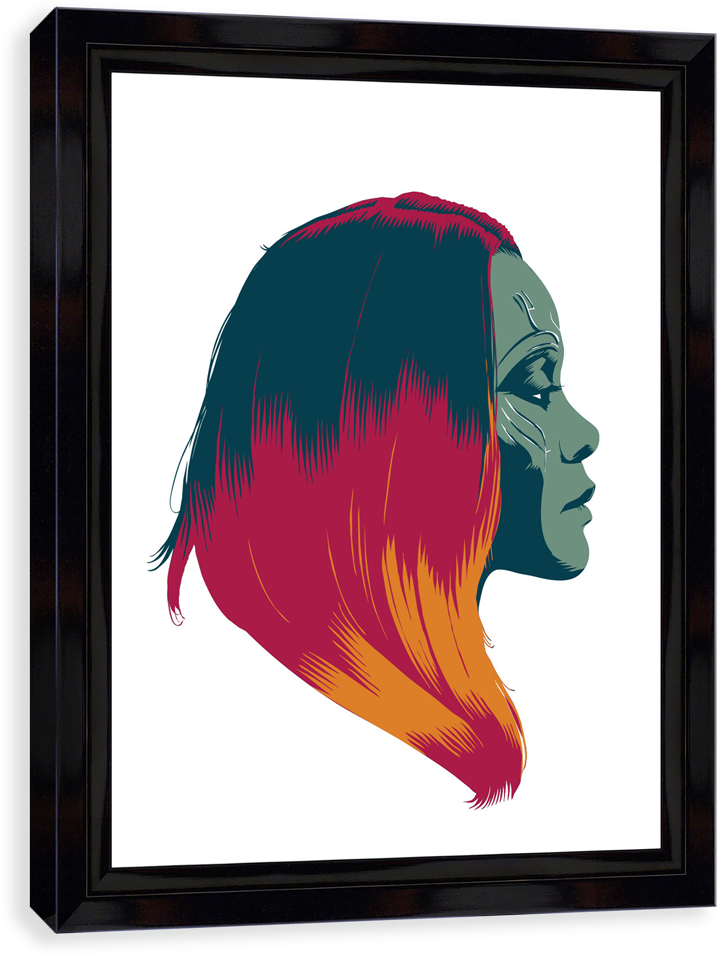 Galaxy Or Bust - Guardians Of The Galaxy Vol. 2 | Gamora Profile Tote (1000x1000), Png Download