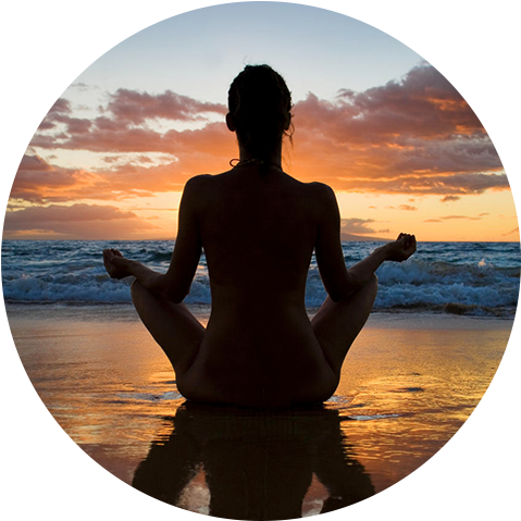 Relax - Posterazzi Hawaii Maui Silhouette Of Beautiful Girl (500x500), Png Download