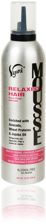 Vigorol Relaxed Hair Mousse 12oz - Vigorol Mousse, Relaxed Hair - 12 Oz (335x464), Png Download