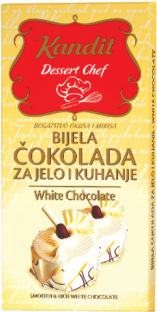 Kandit Dessert Chef White Chocolate For Eating And - Kandit Bijela Čokolada Za Kuhanje (643x469), Png Download