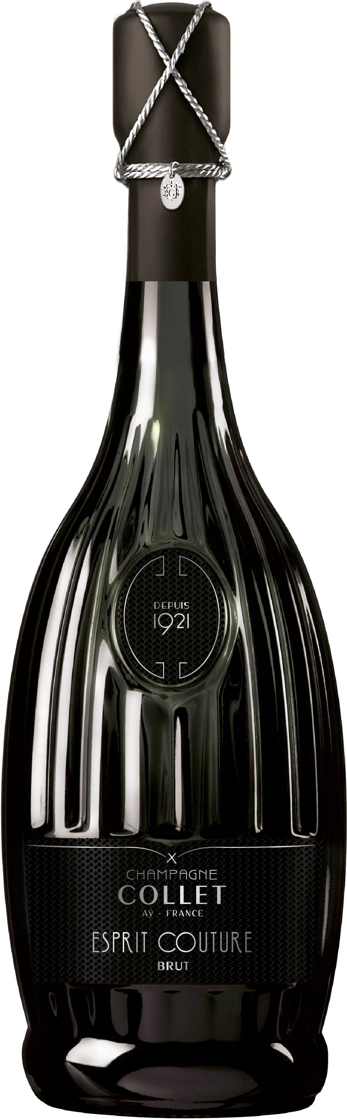 Champagne Collet Esprit Couture 50 Great Sparkling - Champagne Collet Ay Precio (1637x4081), Png Download