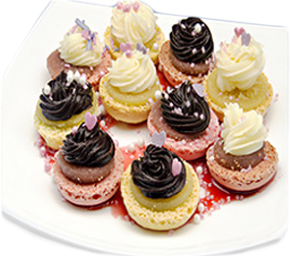 Gingered Fruit Salsa Sundaes - Cupcake (1200x520), Png Download