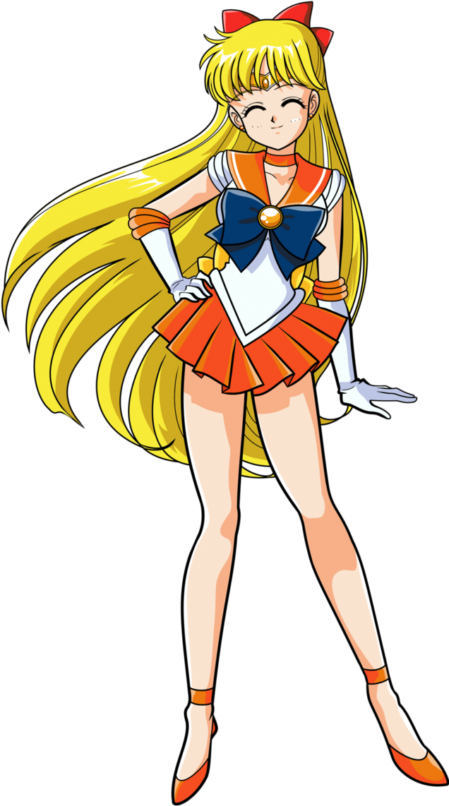 Sailor Venus - Thủy Thủ Sao Kim (668x1196), Png Download