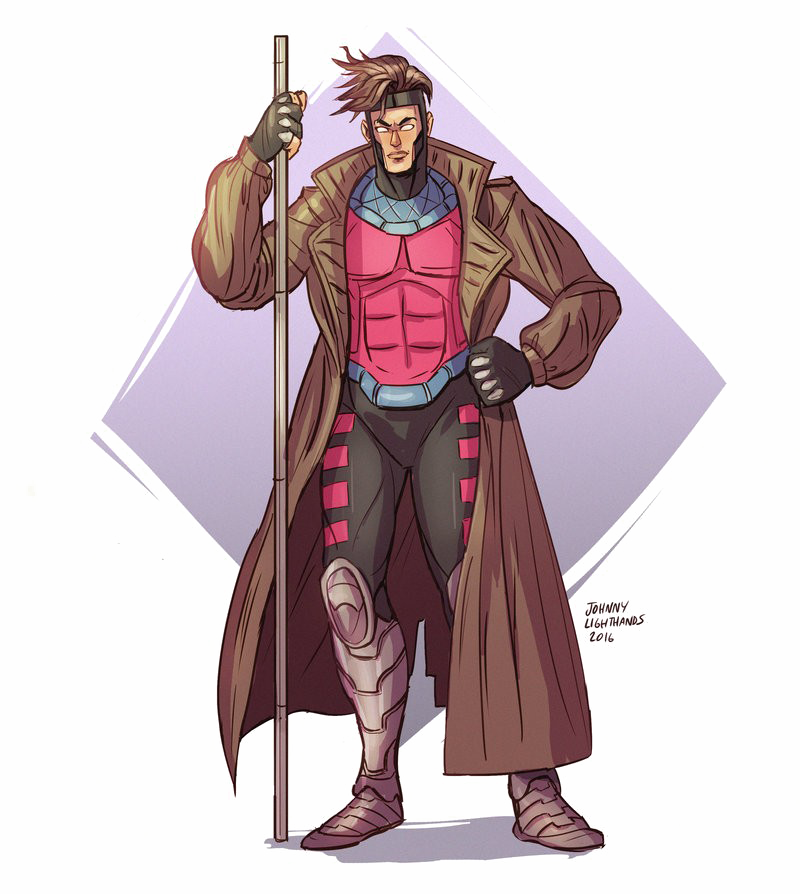 Gambit Png High-quality Image - Gambit (800x894), Png Download