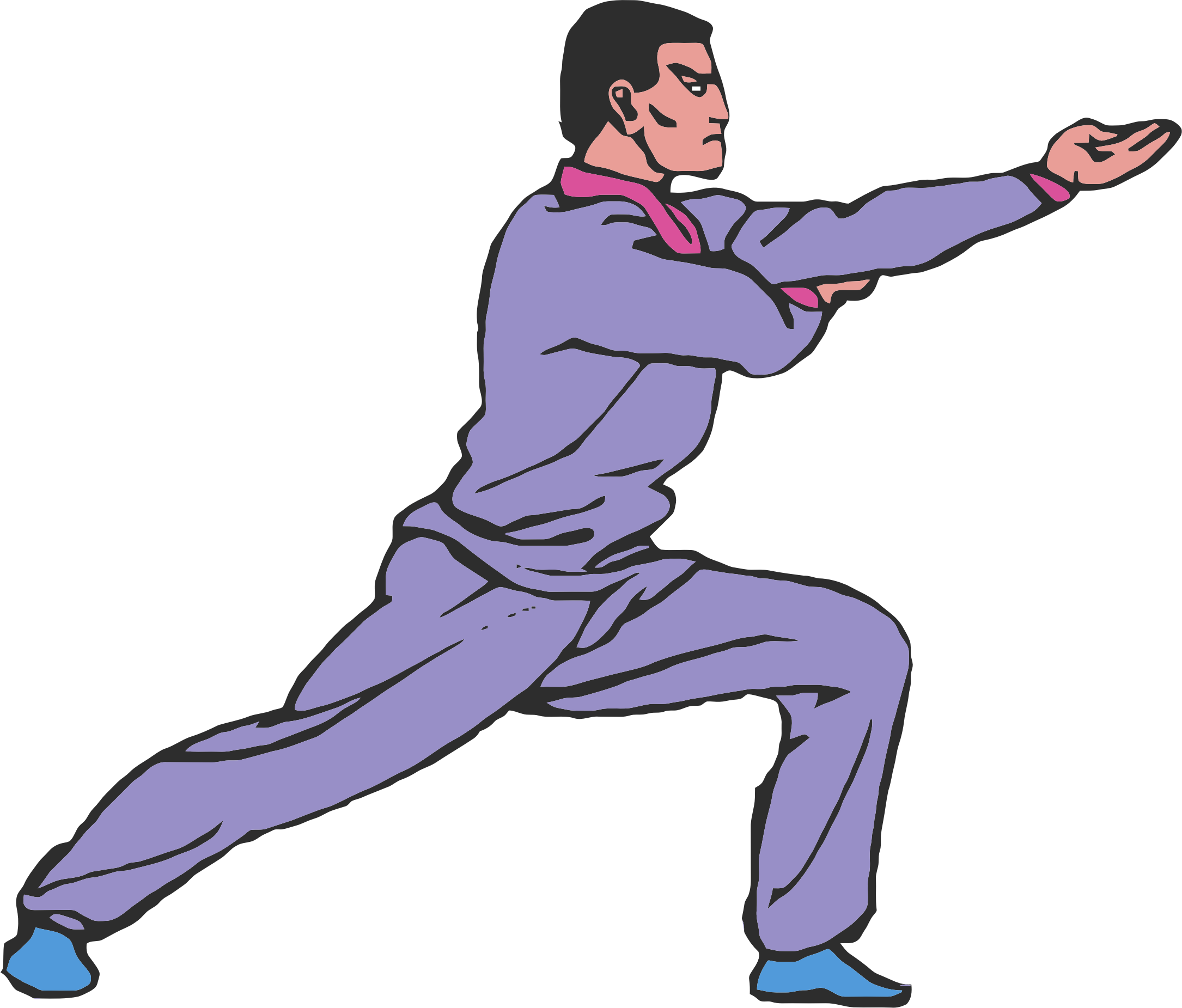 This Free Icons Png Design Of Karate Man (2170x1851), Png Download