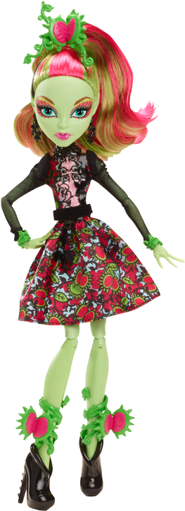 Monster High Gloom And Bloom Venus Doll (480x770), Png Download