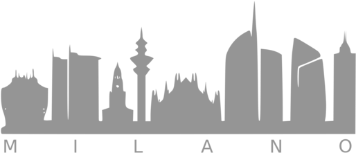 Icubed Srl Skyline Viveat Silhouette - Skyline Milano (519x340), Png Download
