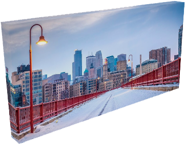 Snow Bridge Png - Minneapolis (400x315), Png Download