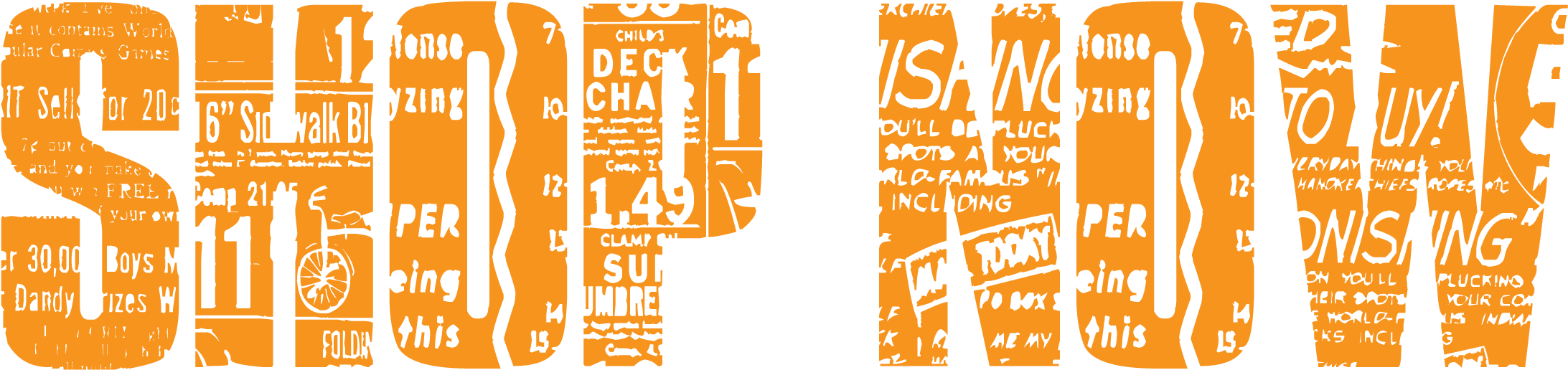Shop Now Orange Png (2500x600), Png Download