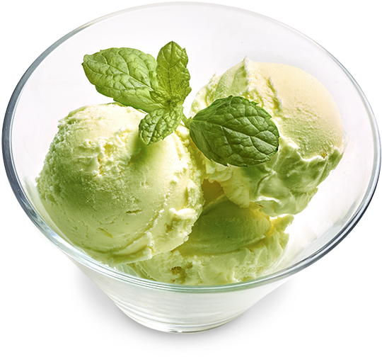 High Angle Picture Of Our Matcha Green Tea Ice Cream - Ice Cream Green Tea Png (640x640), Png Download
