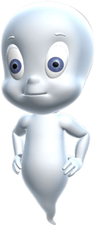 Casper À L'école De La Peur - Cartoon (450x350), Png Download