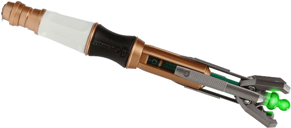Doctor Sonic Screwdriver Png - Doctor Who Sonic Screwdriver Png (596x308), Png Download