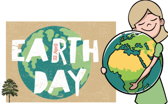 World Earth Day - Illustration (690x427), Png Download