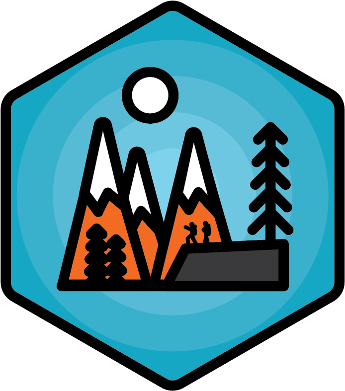 Earth Day - Hiking (694x787), Png Download