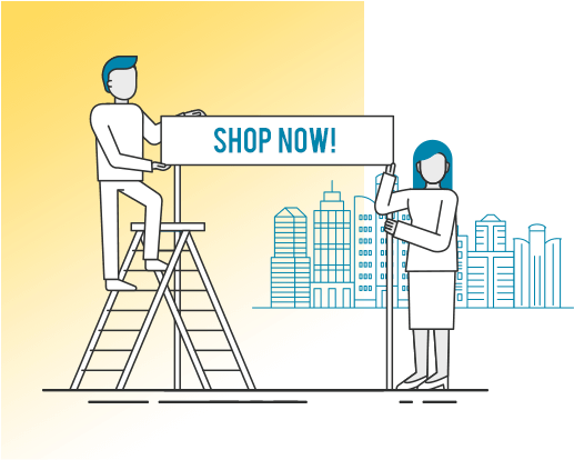 Shopnow (521x420), Png Download