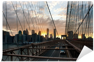 Panoramic Shot Of Manhattan Skyline From The Brooklyn - New York City (400x400), Png Download