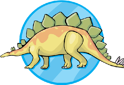 Stegosaurus (500x368), Png Download