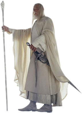 Gandalf The White (383x481), Png Download