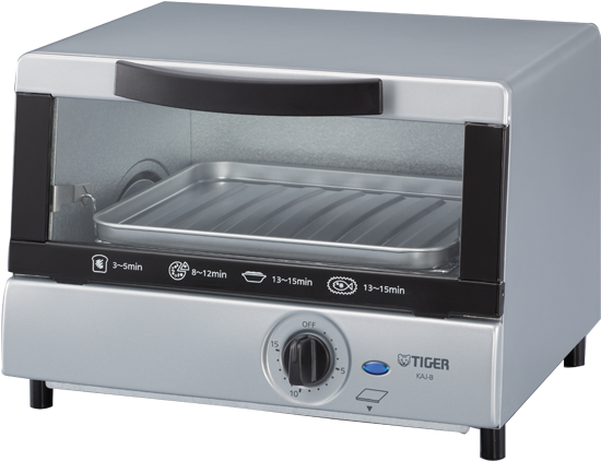 Kaj B10u 4 Slice Toaster Oven - Tiger Corporation Kaj-b10u Double Infrared Toaster (600x600), Png Download