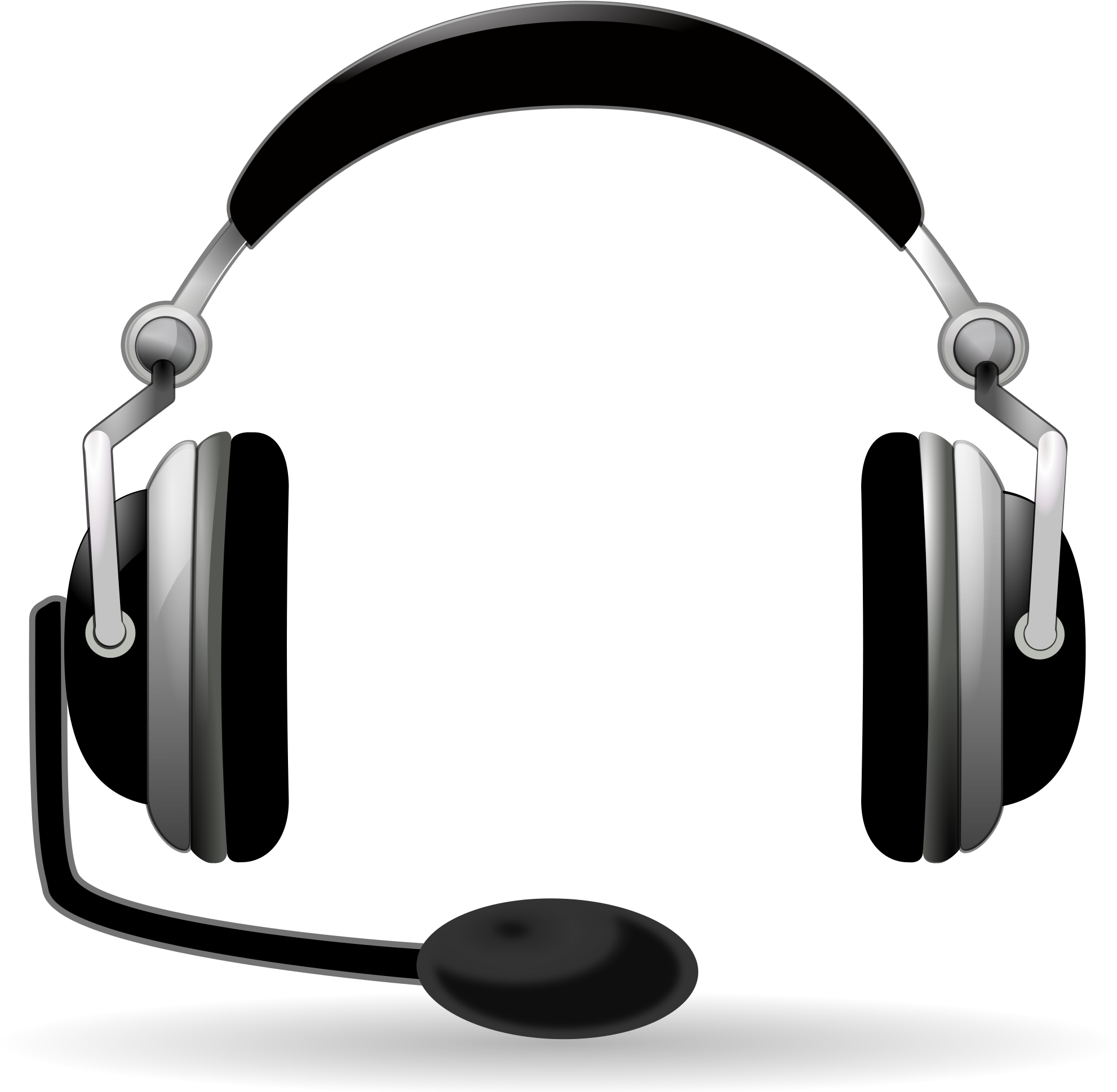 Open - Headset Clipart (2000x2000), Png Download