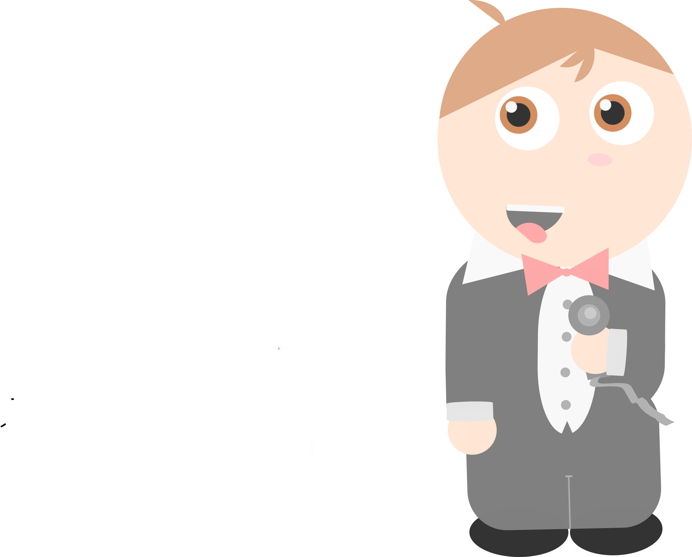 This Free Icons Png Design Of Cartoon Singer (2400x1930), Png Download