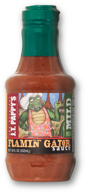 Pappys Gator Sauce - J.t. Pappy's (295x658), Png Download