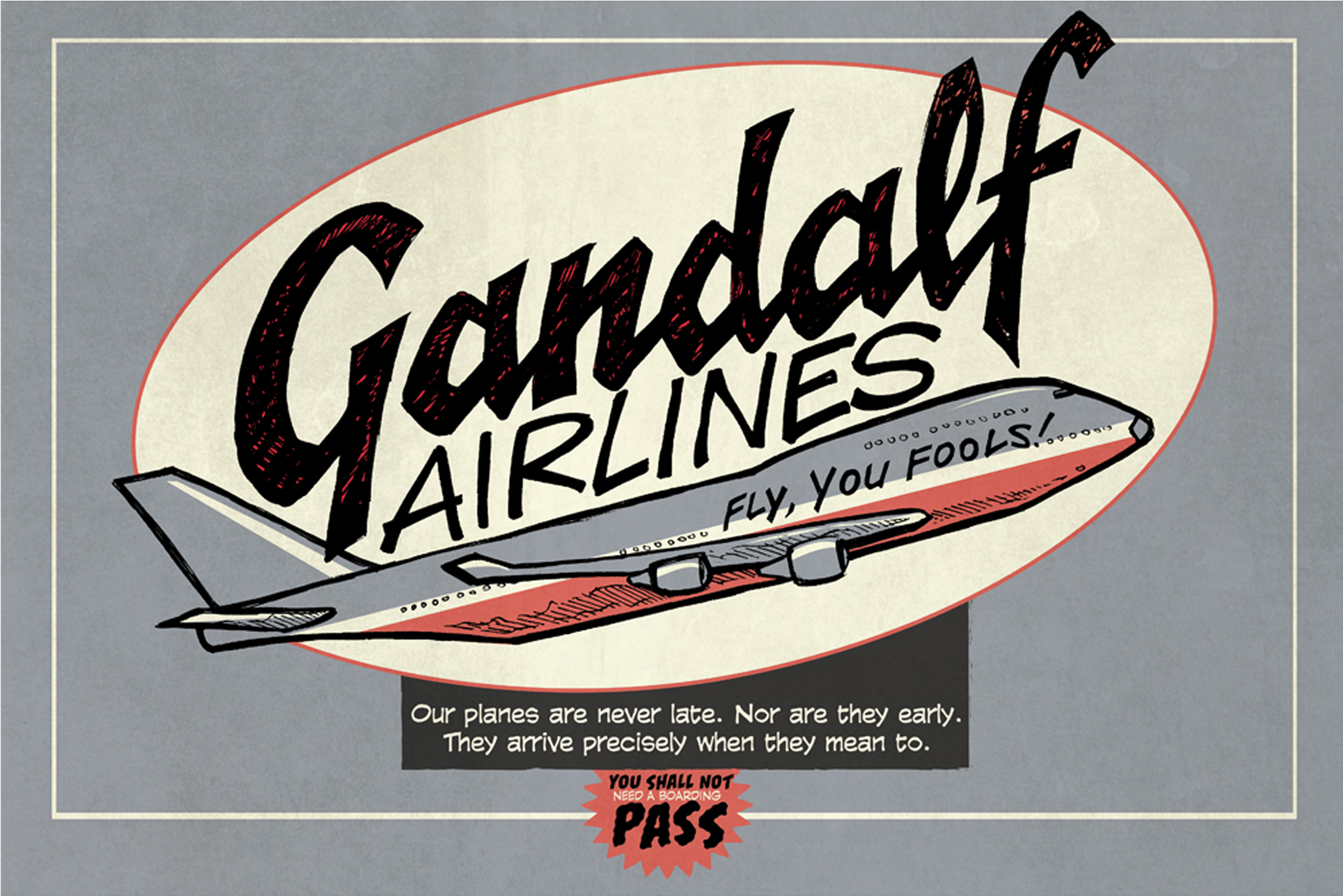 Gandalf Air - Gandalf Airlines (2048x2048), Png Download