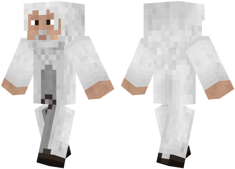 Gandalf - Rapper Minecraft Skin (804x576), Png Download