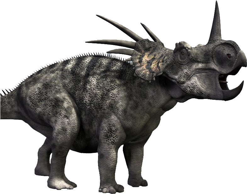 Picture - Walking With Dinosaurs Styracosaurus (800x702), Png Download