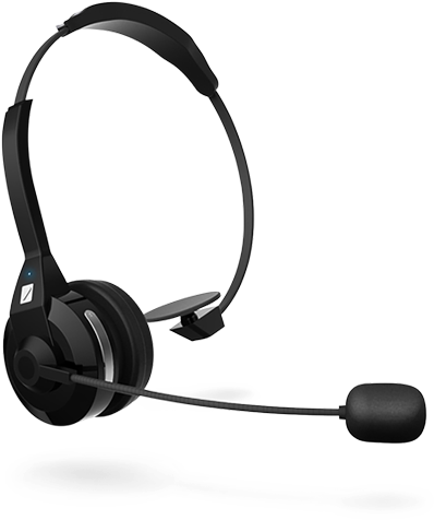 Long Range Ultra Capacity Wireless Headset - Bluetooth Headset Frieq Noise Canceling Wireless Bluetooth (600x600), Png Download