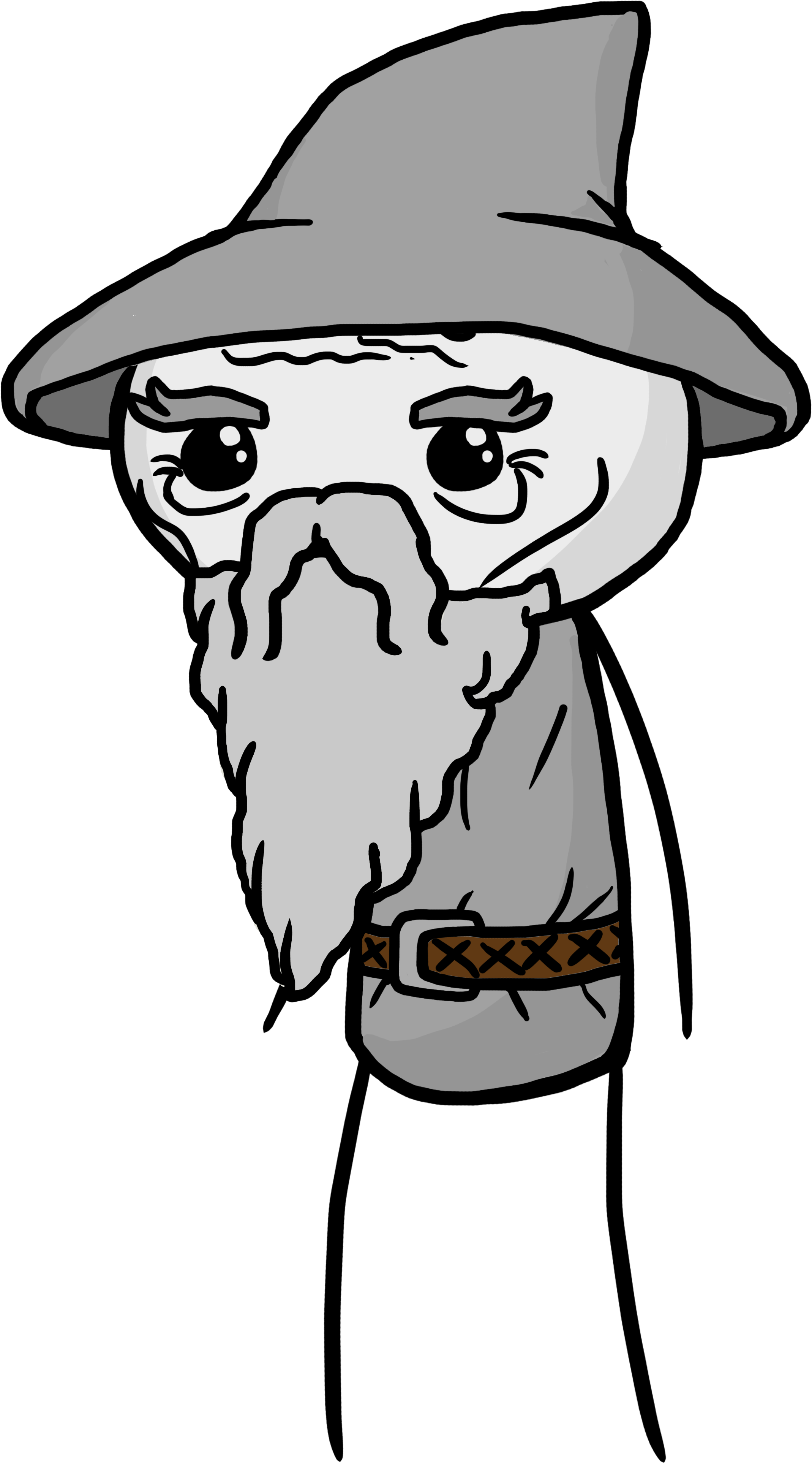 Gandalf (2500x4000), Png Download