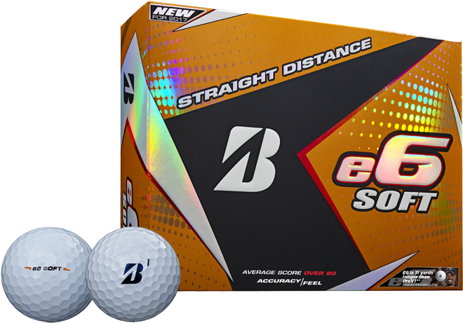 Published Intiger Woods - Bridgestone 2017 E6 Soft Golf Balls (706x500), Png Download
