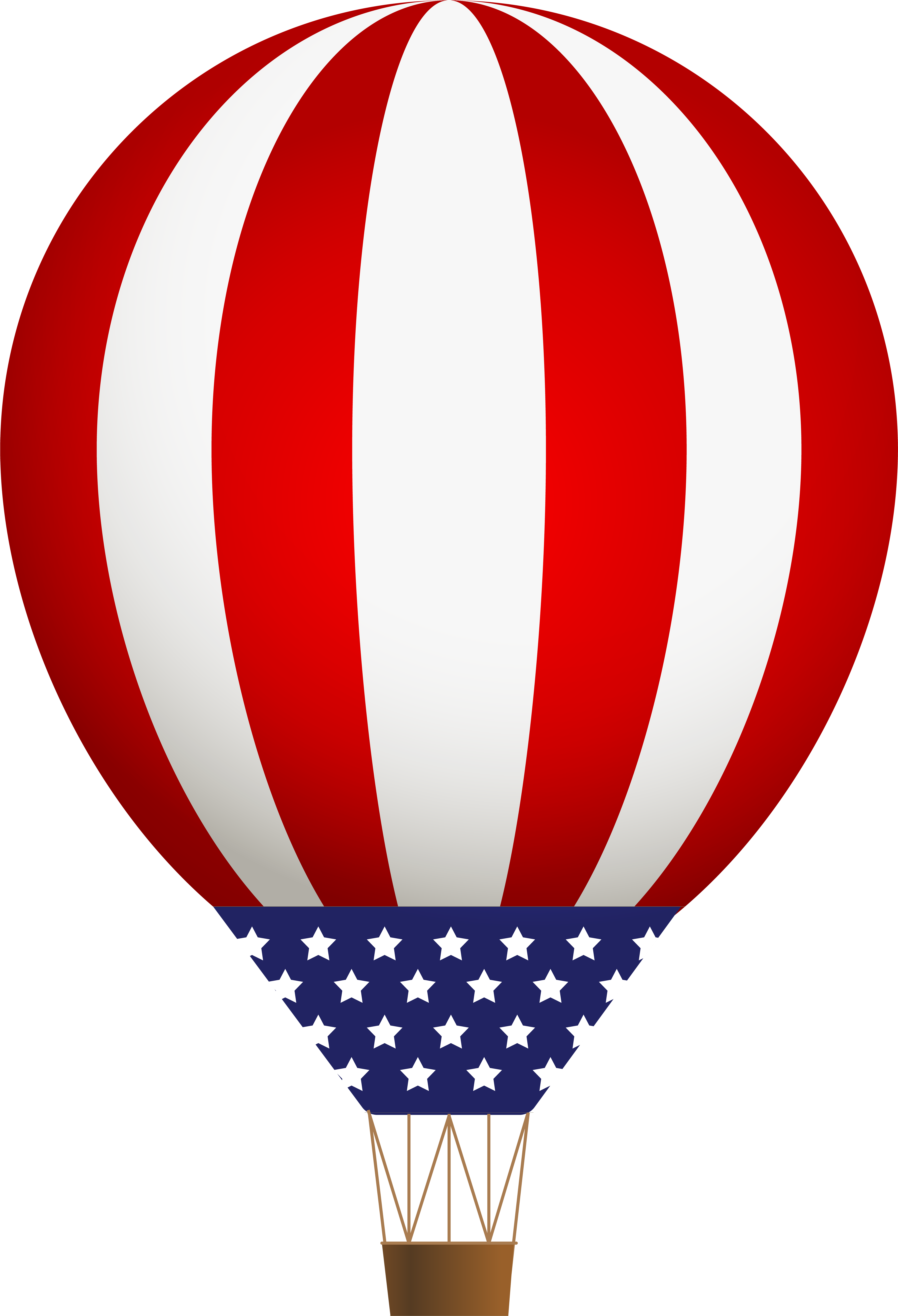 4 July Balloon Clipart (5462x8000), Png Download