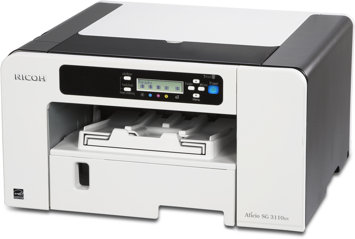Printer Png Image - Ricoh Sg 3110dn (1400x987), Png Download