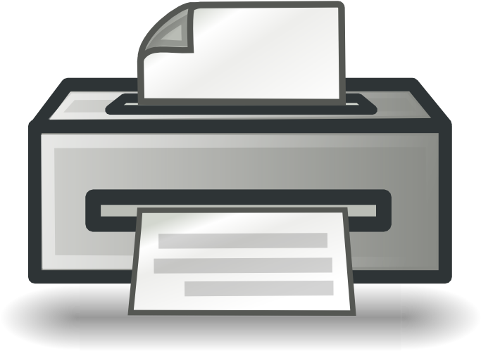 Free Icons Png - Server Printer Png (720x720), Png Download