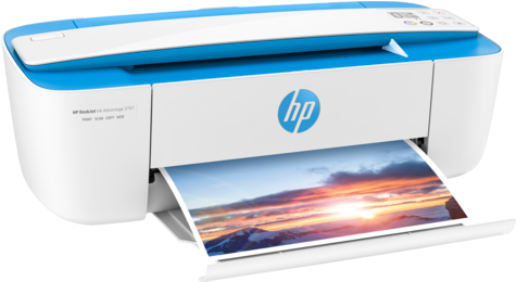 Hp Deskjet Ink Advantage 3787 All In One Printer - Hp Deskjet 3723 All In One Printer (474x356), Png Download