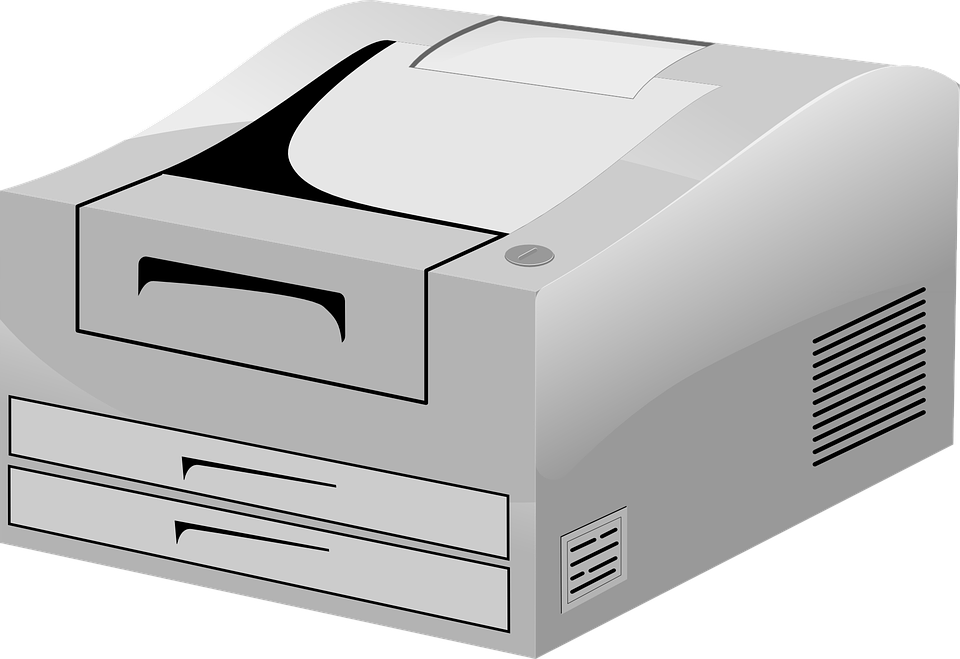 Laser Printer In - Printer Clip Art (800x566), Png Download