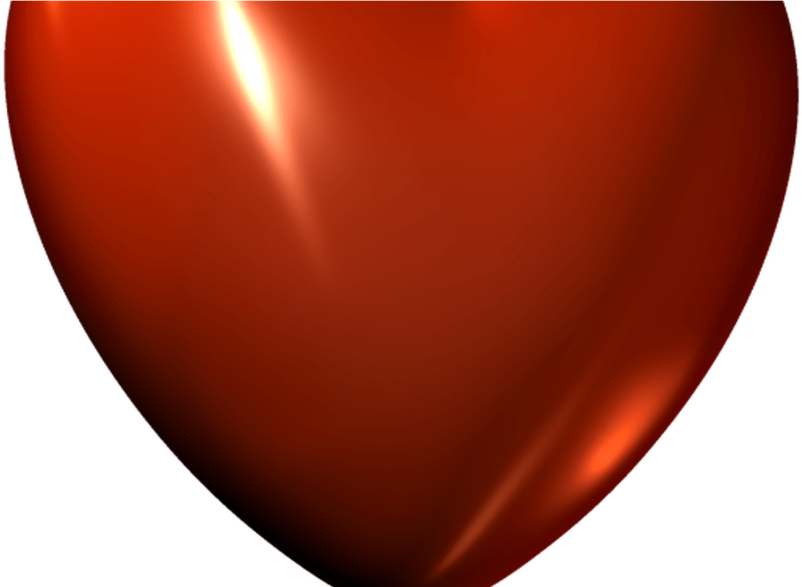 3d Red Heart Clipart Gallery Yopriceville High Quality - Balloon (1368x855), Png Download