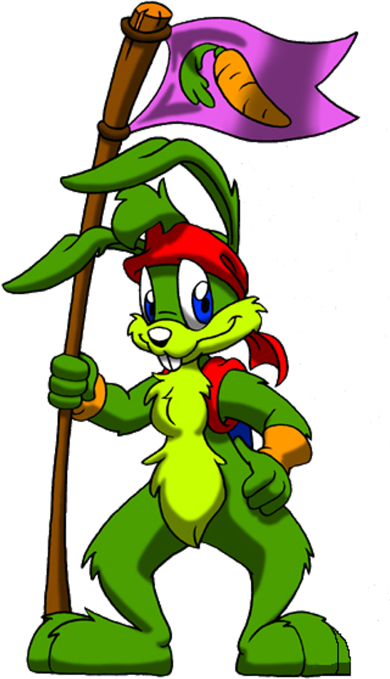 Jazz Jackrabbit - Jazz Jackrabbit Png (570x1024), Png Download