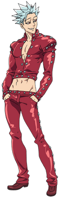 Ban Smiling - Seven Deadly Sins Ban Costume (228x659), Png Download