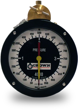Compound Pressure Gauge - Gauge (400x400), Png Download
