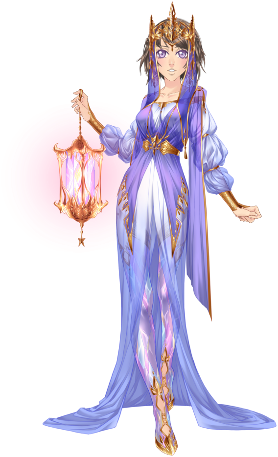 Outfit Glassy Light Queen - Королева Магии Элдария (568x934), Png Download