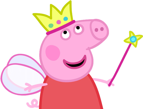Peppa Pig Queen Png - Peppa Pig (633x475), Png Download