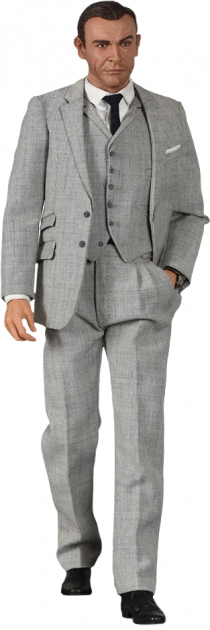 James Bond 1/6th Scale Action Figure By Big Chief Studios - Big Chief Studios James Bond 1/6 Scale Figure (goldfinger) (210x630), Png Download