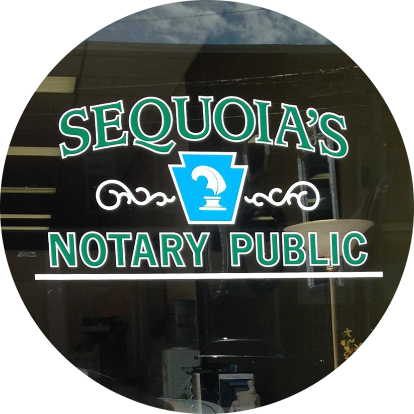 Sequoia's Notary Public (823x823), Png Download