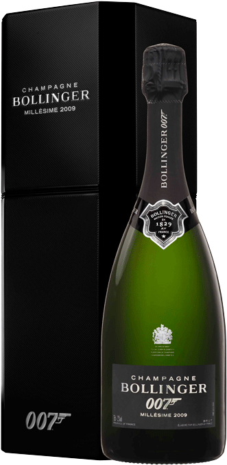 Bollinger James Bond 007 2009 Png - Bollinger Millesime 2009 James Bond 007 Spectre Edition (375x750), Png Download