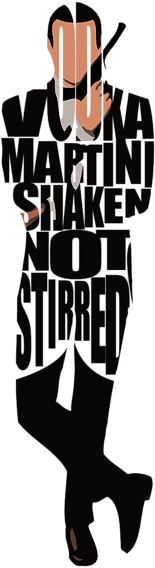 Bleed Area May Not Be Visible - James Bond Shower (452x700), Png Download