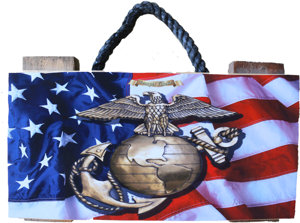 Ammo Crate Semper Fi Hanger Stock Pallet - Sake Of America [book] (1060x840), Png Download