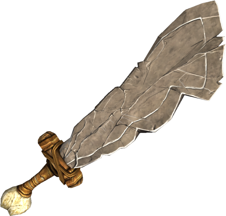Wood Sword - Stone Sword (1024x1024), Png Download