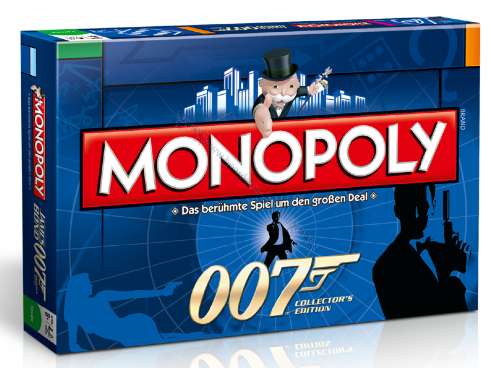 Monopoly James Bond Png James Bond Monopoly - Monopoly Rotterdam (988x988), Png Download